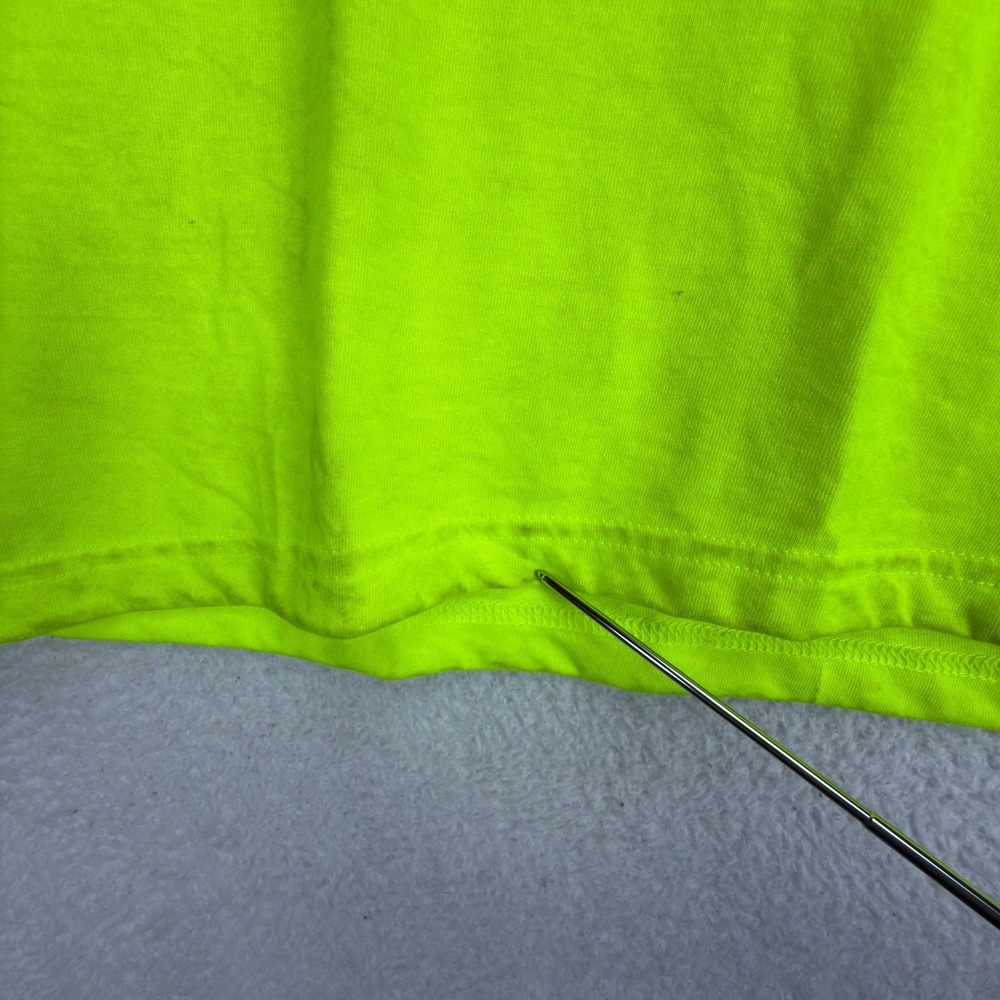 Carhartt Mens Work-Dry Short Sleeve Pocket T-Shirt Neon Yellow Green Large L NWT - Picture 15 of 16